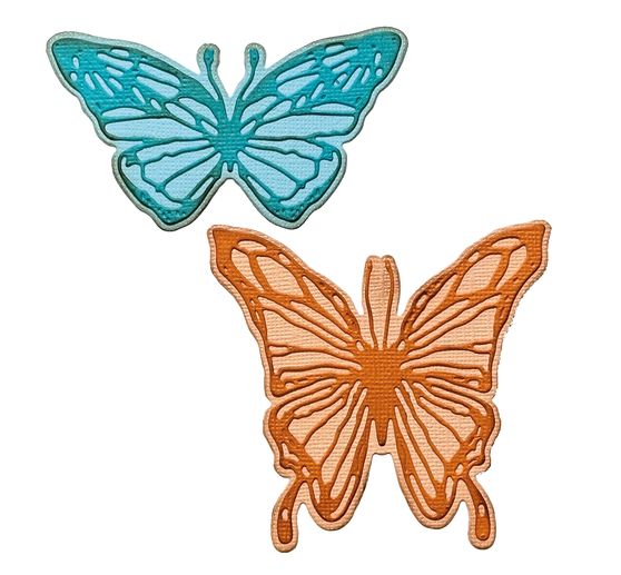 Sizzix Thinlits Ponssjabloon "Scribbly Butterfly by Tim Holtz"
