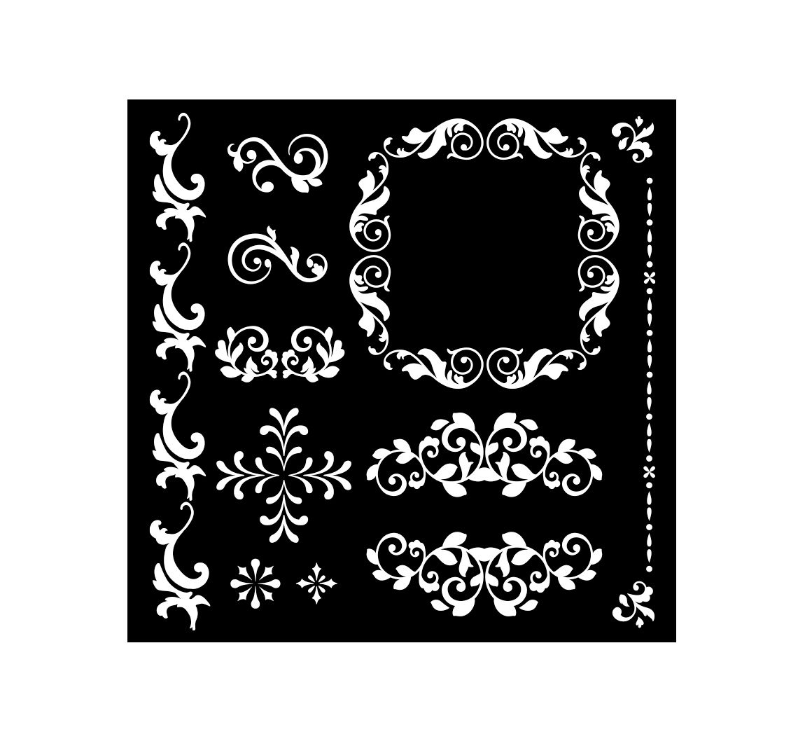 Sjabloon "Precious - Frames"