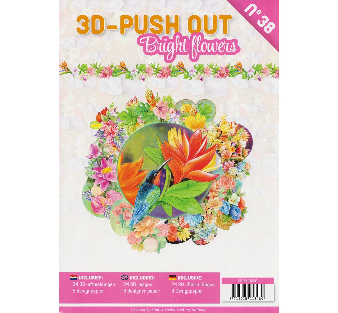 3D Stansveldboek "Urban Flowers"