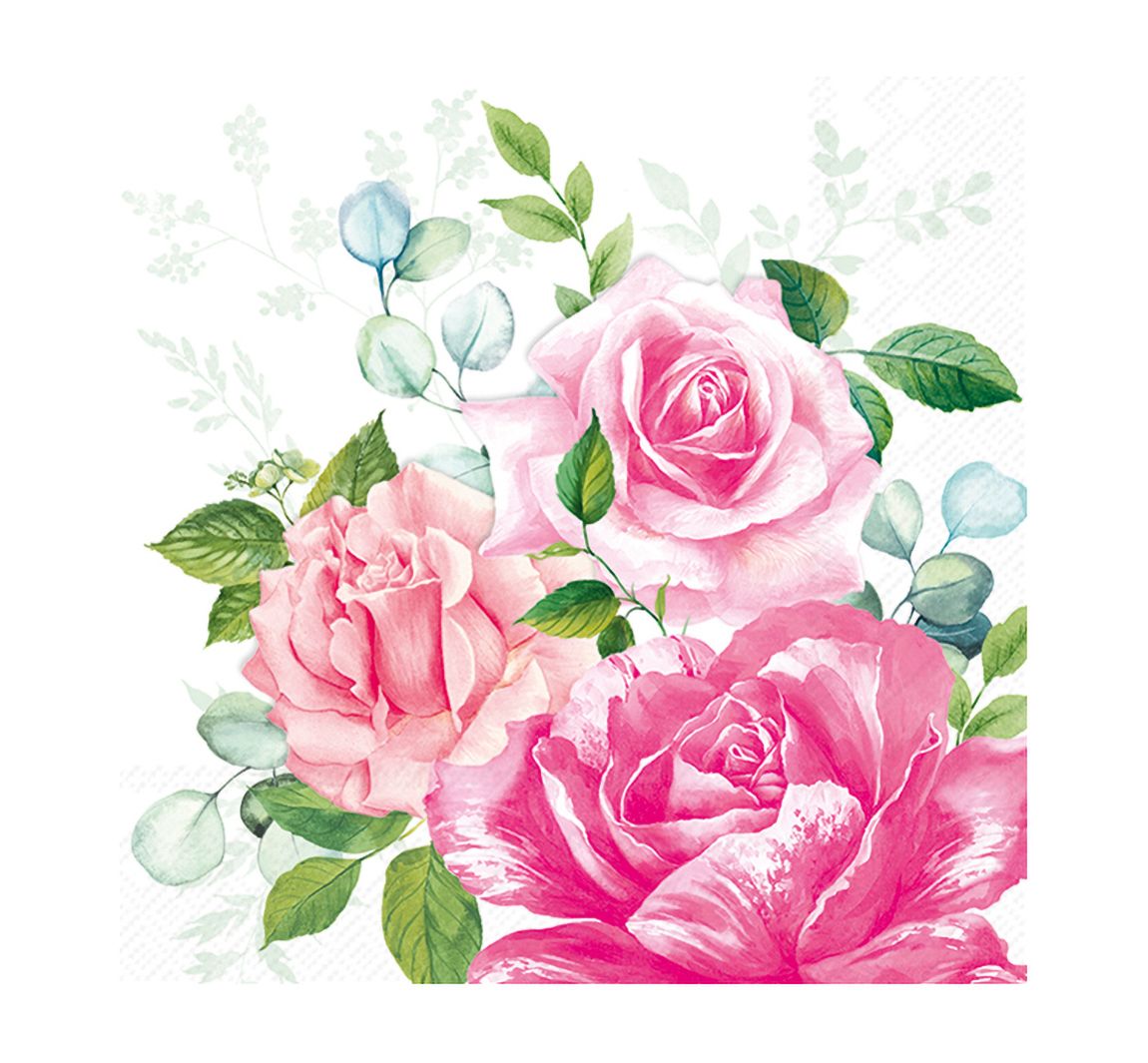 Servet "Edele roos Beverly"