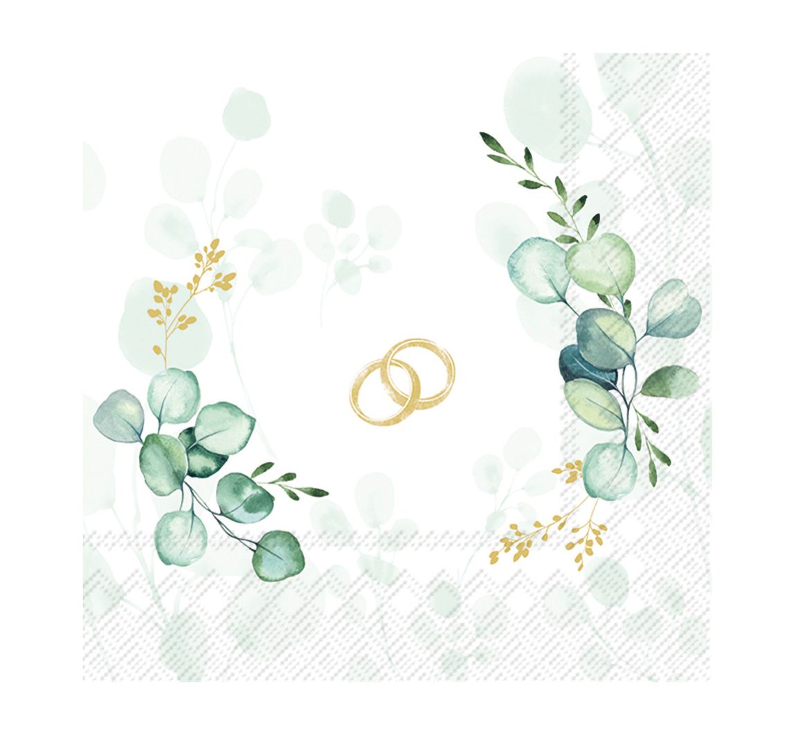 Servet "Eucalyptus Wedding"