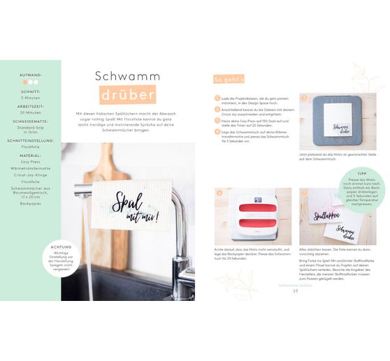 Boek "Plotter - Be creative! Das DIY-Buch für den Cricut Joy von @machsschoen"