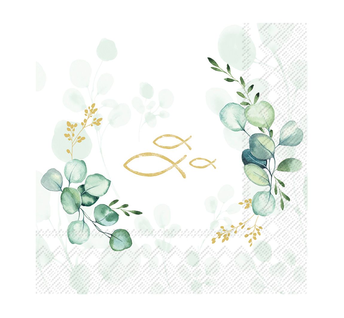 Servet "Eucalyptus Fish"
