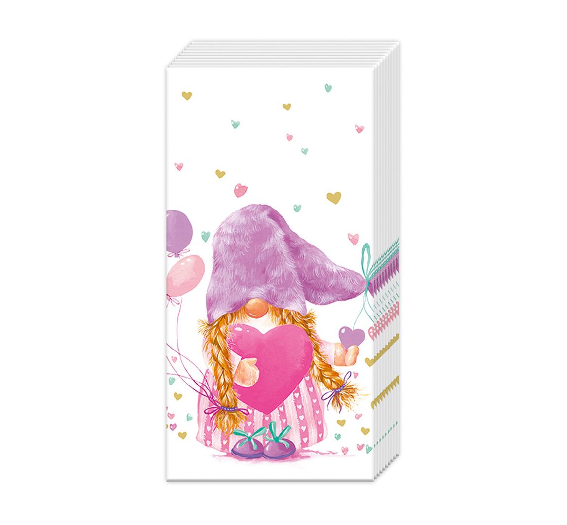 Papieren zakdoeken "Alice"