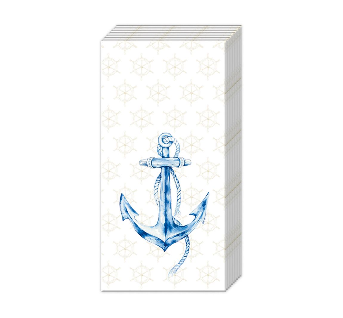 Papieren zakdoeken "Anchor"