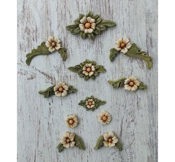 Siliconvorm "Precious - Bloem ornamenten"