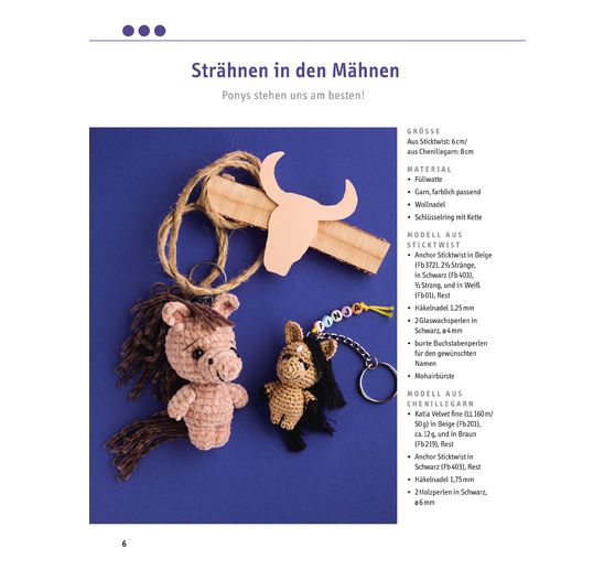 Creatieve set "Supersüße Häkelminis. Anleitungsbuch mit Material zum Sofort-Loslegen"