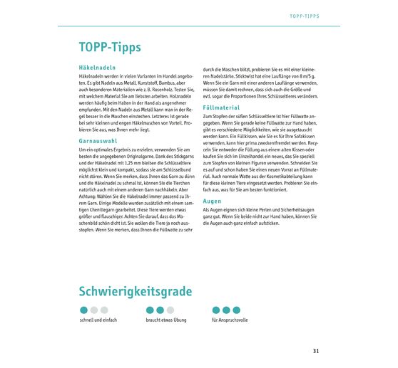 Creatieve set "Supersüße Häkelminis. Anleitungsbuch mit Material zum Sofort-Loslegen"