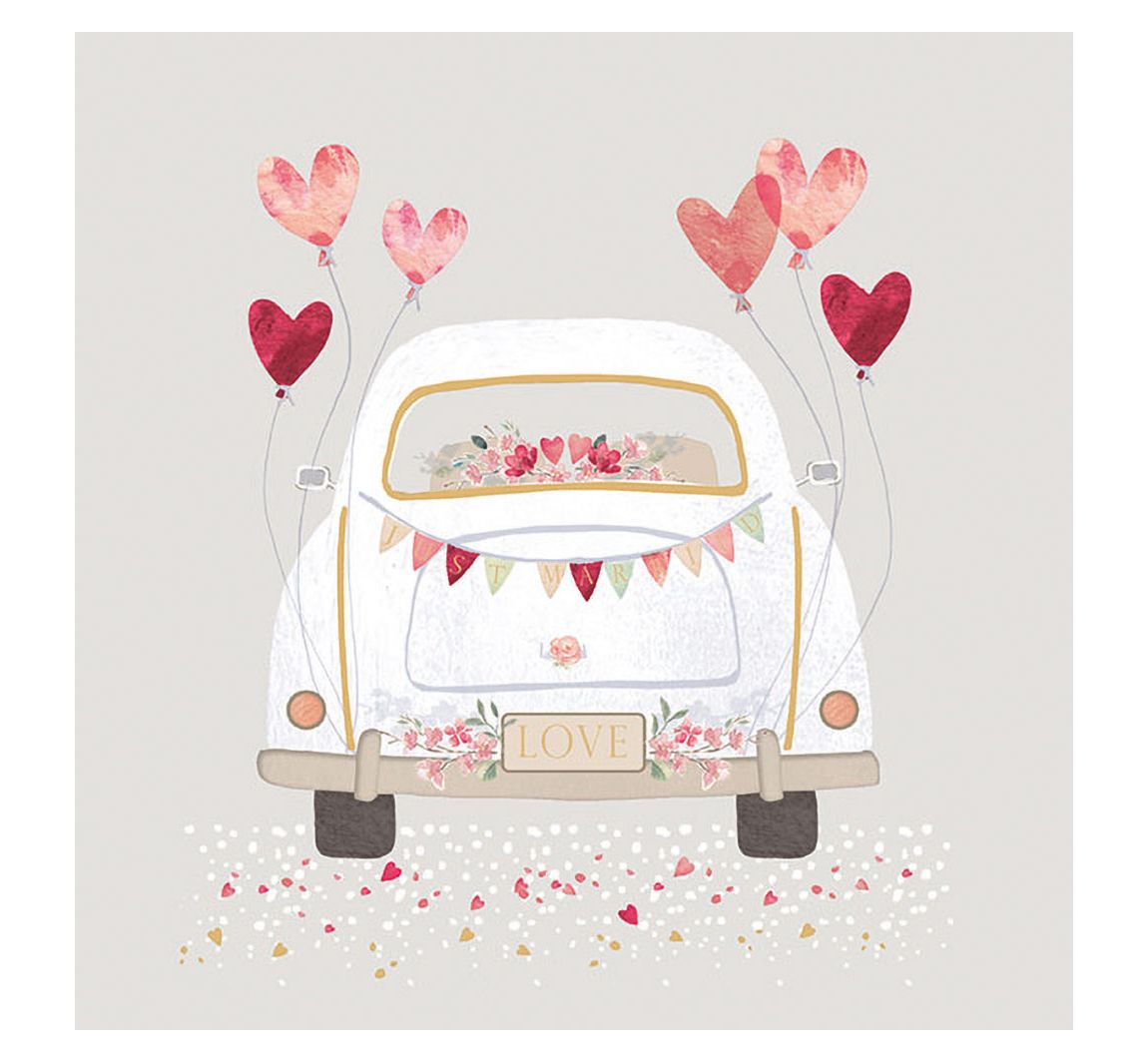 Servet "Just Married Car"