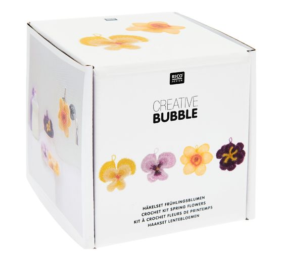 Rico Design Creative Bubble haakset "Lentebloemen"