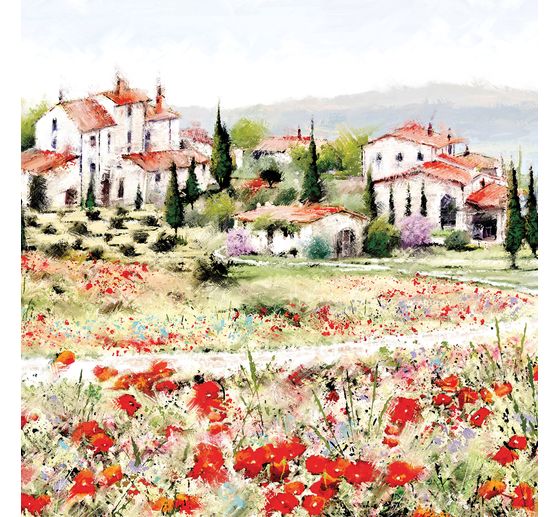 Servet "Toscane landschap"