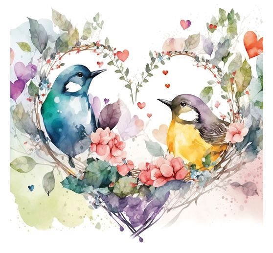 Servet "Loving Birds"