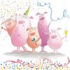 Napkin "Partytime"