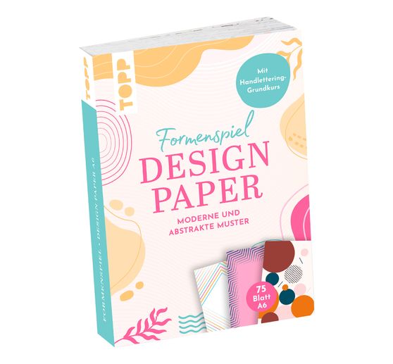 Design Paper A6 "Formenspiel"