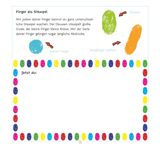 Book "Fingerstempeln - Bastelblock Ostern"