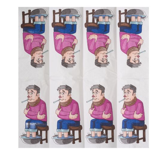 Papieren zakdoeken "Man Flu"