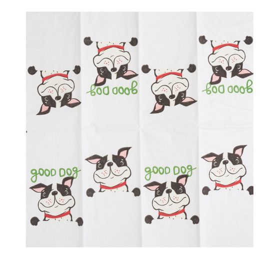 Papieren zakdoeken "Good Dog"