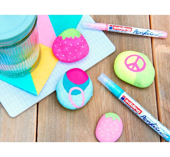 edding 5300 Acrylic "Acrylic marker - fine", set of 5