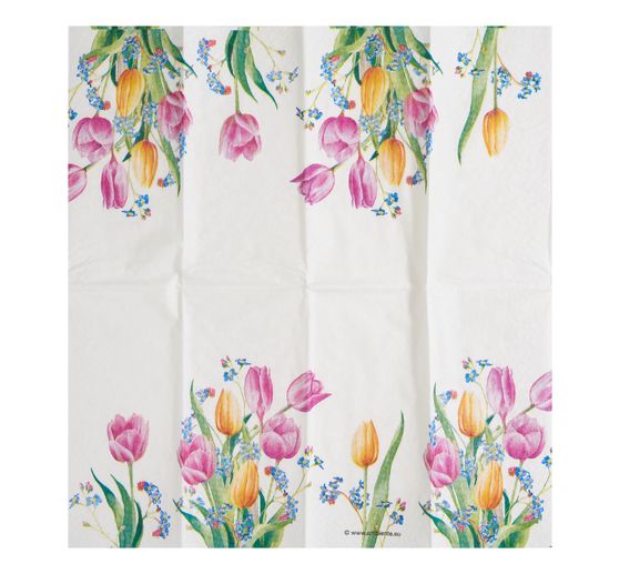 Paper handkerchiefs "Bouquet of tulips"