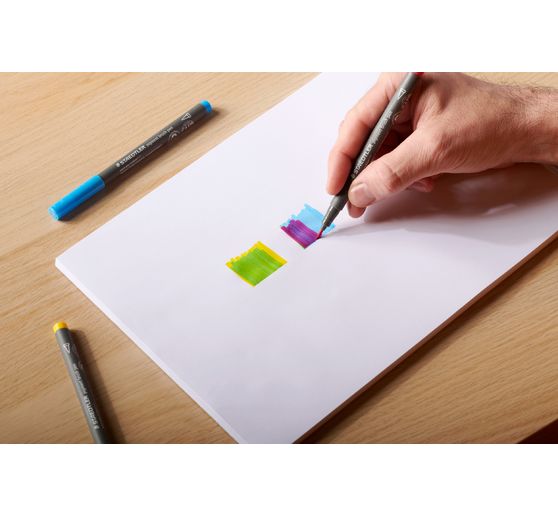 STAEDTLER Pigment brush pen, set of 12