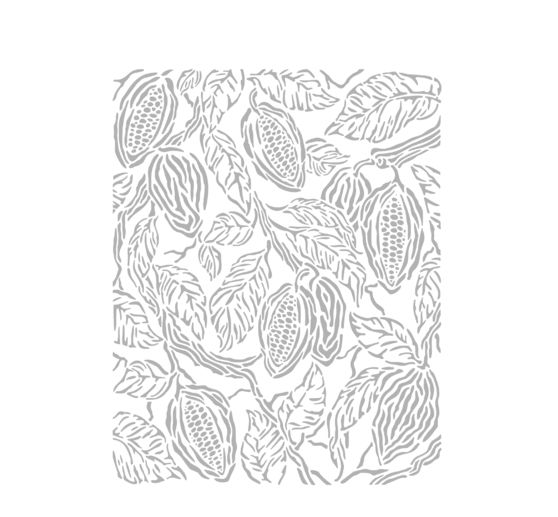 Sjabloon "Coffee and Chocolate - Cocoa Beans"