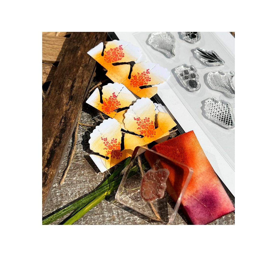 Siliconen stempel voor vouwbloem "Malva"