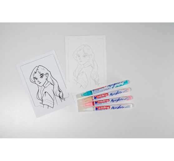 edding Creative set "Manga"