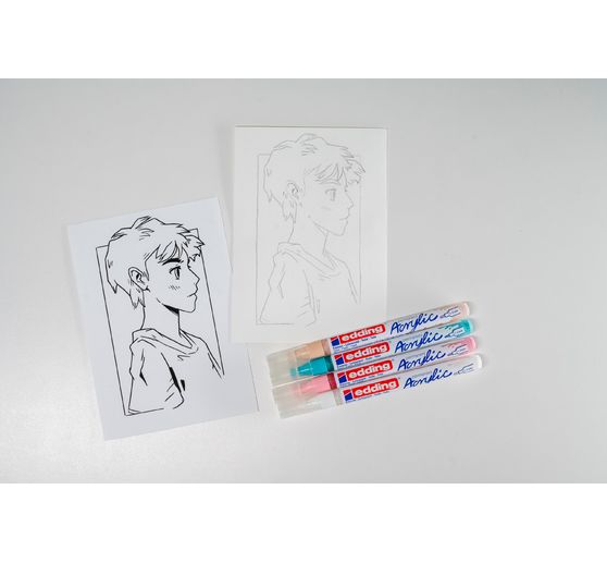 edding Creative set "Manga"