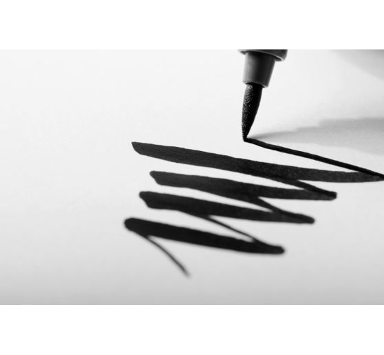STAEDTLER Pigment soft brush pen "Greys", set van 6