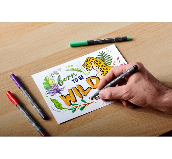 STAEDTLER pigmentstift "Intensief Zwart"