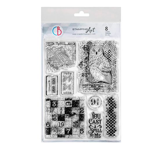 Siliconen stempel "Wizard Academy", Magic Spell