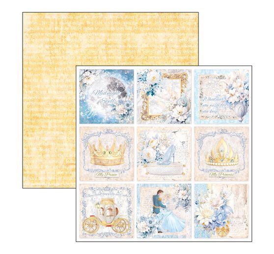 Scrapbook papier "Midnight Spell Patterns"