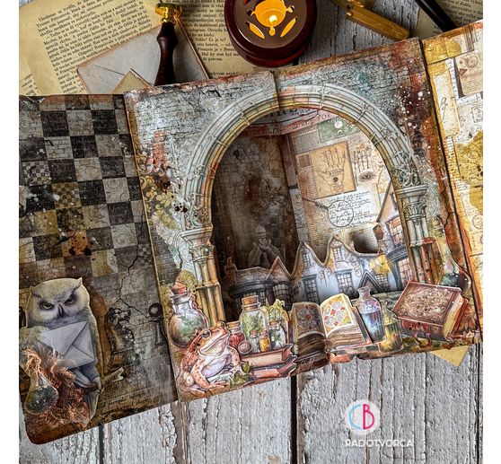 Siliconen stempel "Wizard Academy", Magic Spell