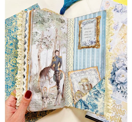 Scrapbook papier "Midnight Spell Patterns"