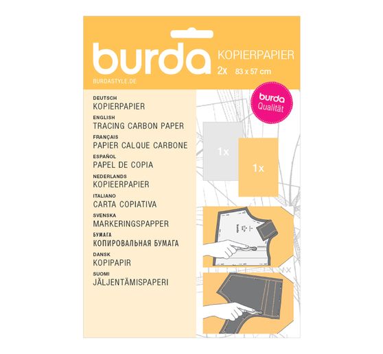 Burda kopieerpapier Wit/Geel