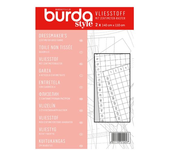 Burda dressmaker's centimeter grid fabric 