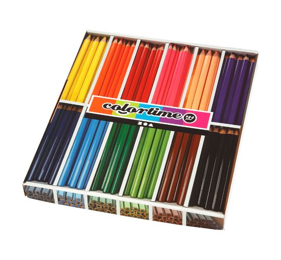 XXL Colortime Kleurpotloden "Jumbo", stift 5 mm