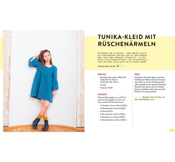 Boek "Mini-Masterclass - Nähen mit Musselin für Kids"