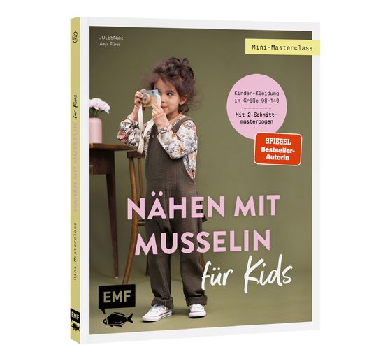 Boek "Mini-Masterclass - Nähen mit Musselin für Kids"