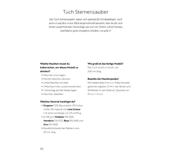 Book "Sommerliche Tücher stricken"