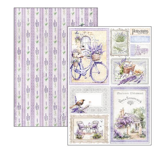 Papier set "Morning in Provence"