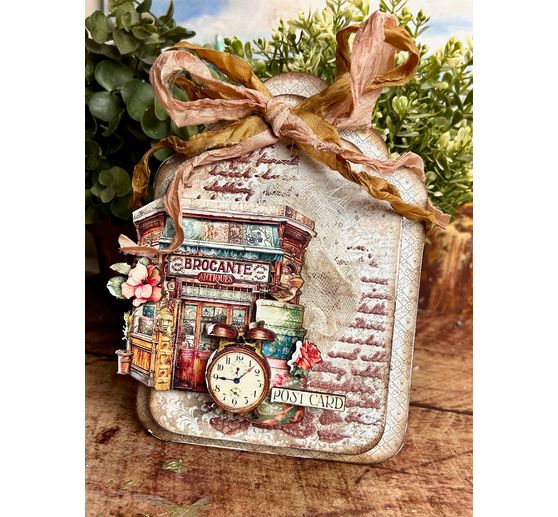 Scrapbook blok "Brocante Antiques - Backgrounds"