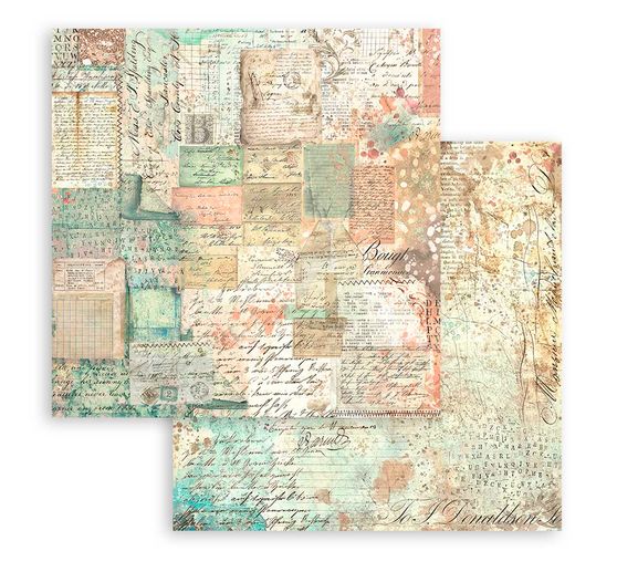 Scrapbook blok "Brocante Antiques - Backgrounds"