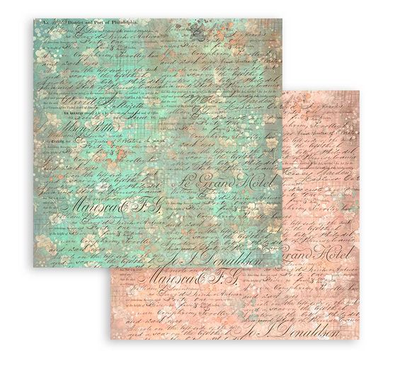 Scrapbook blok "Brocante Antiques - Backgrounds"