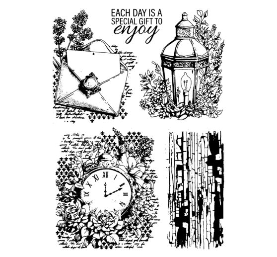 Siliconen stempel "Morning in Provence", Lavender Whispers