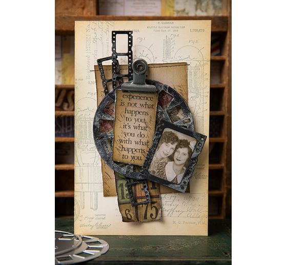Sizzix Thinlits Punching template "Picture Show by Tim Holtz"