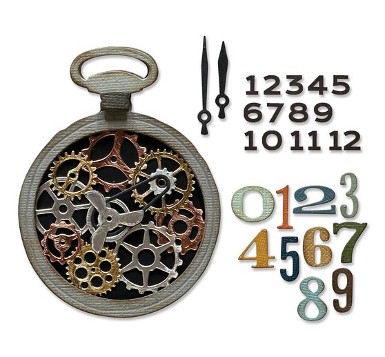Sizzix Thinlits Punching template "Watch Gears by Tim Holtz"