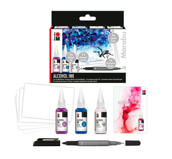 Marabu Alcohol Inkt Set "UNDERWATER"