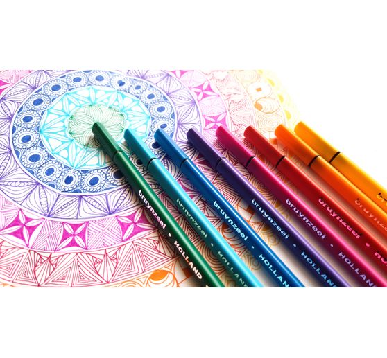 Bruynzeel Fineliners-Set, 6 stuks