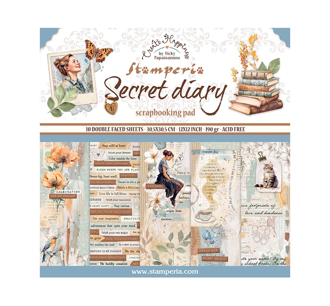 Scrapbook blok "Secret Diary"